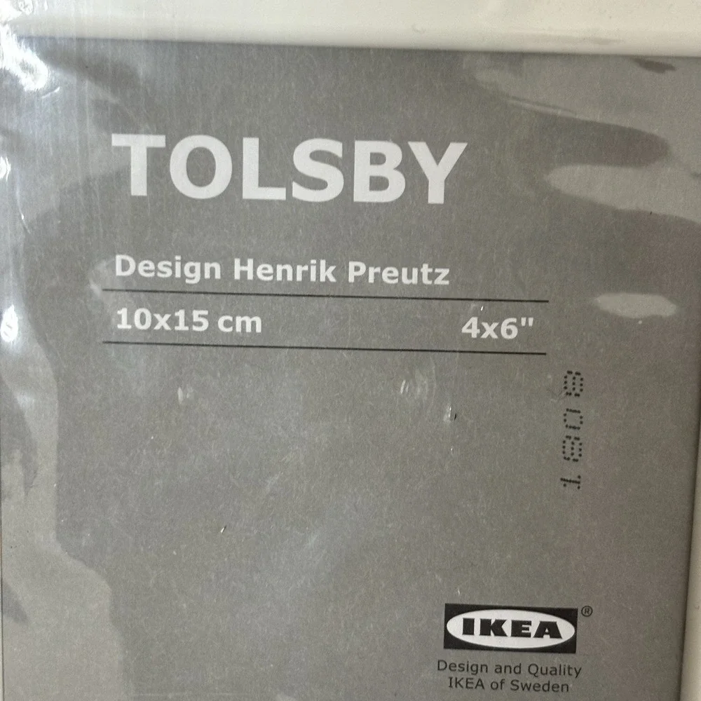 IKEA Tolsby Frame Double Side Two Picture Display White 4x6 Free Standing (2)